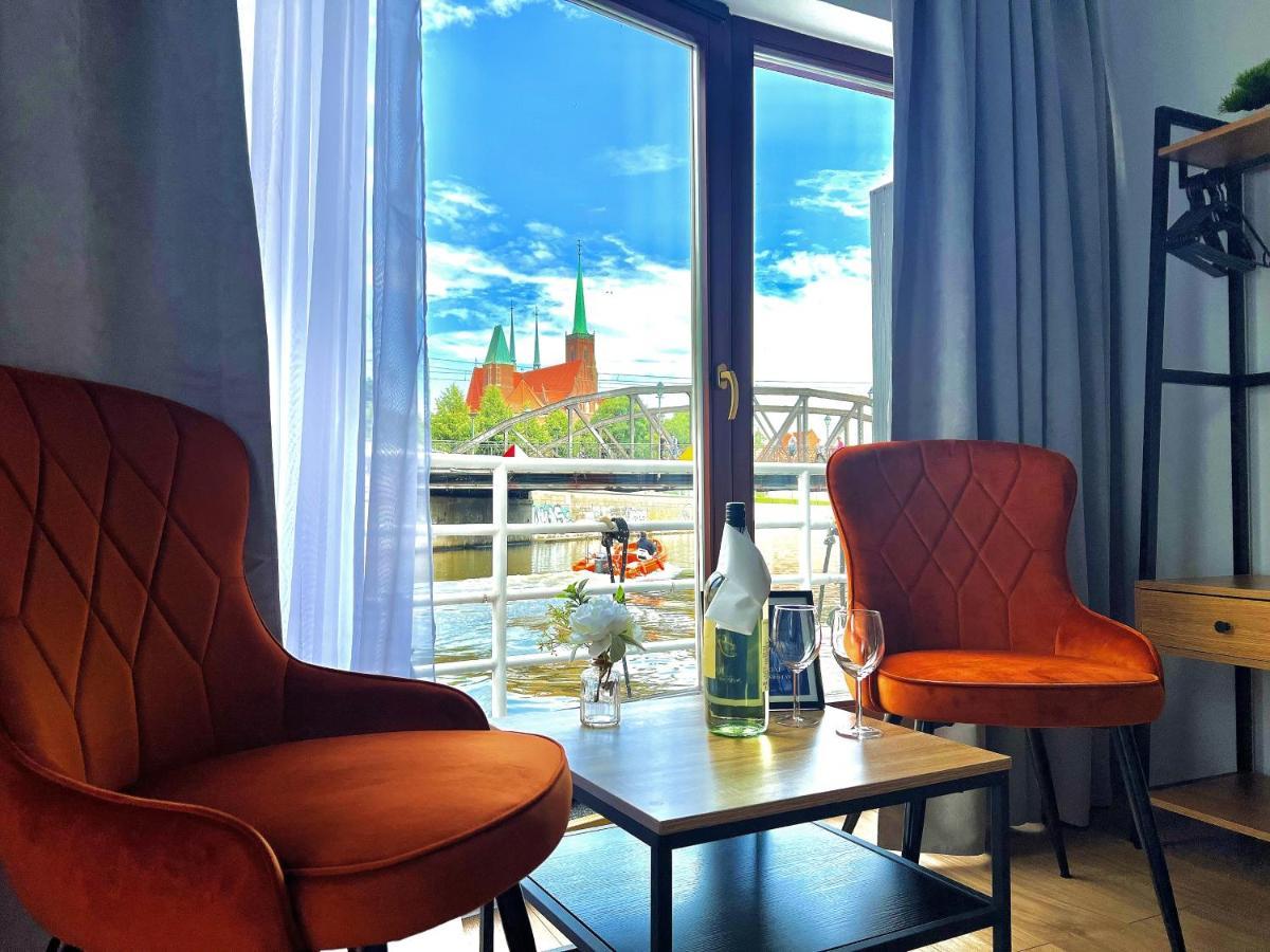 Great Polonia River Boat Apartments วรอตซวาฟ ภายนอก รูปภาพ