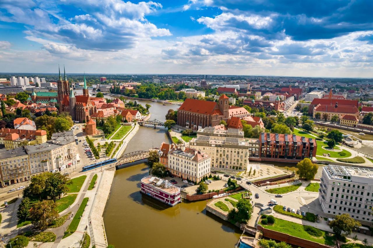 Great Polonia River Boat Apartments วรอตซวาฟ ภายนอก รูปภาพ