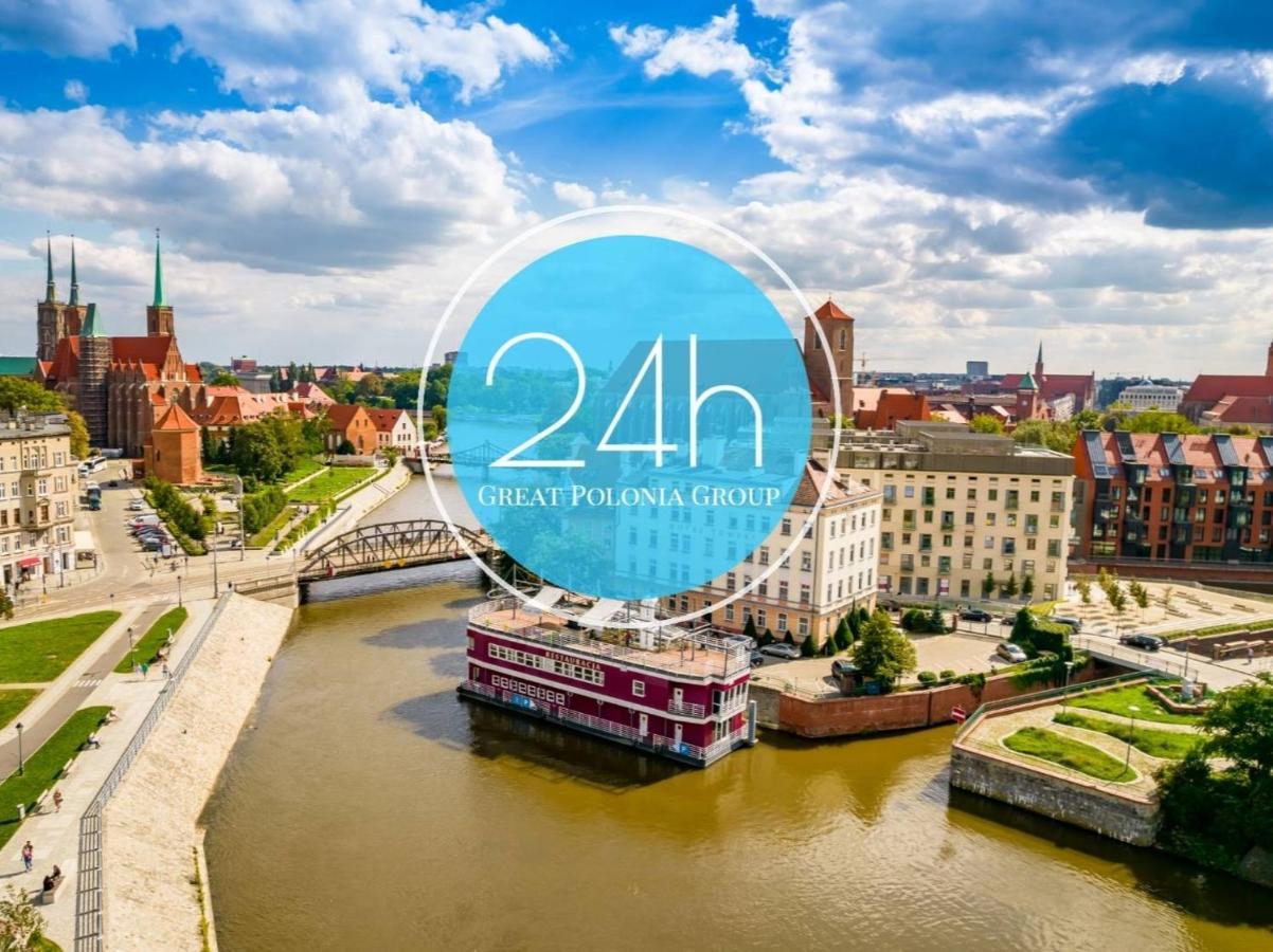 Great Polonia River Boat Apartments วรอตซวาฟ ภายนอก รูปภาพ