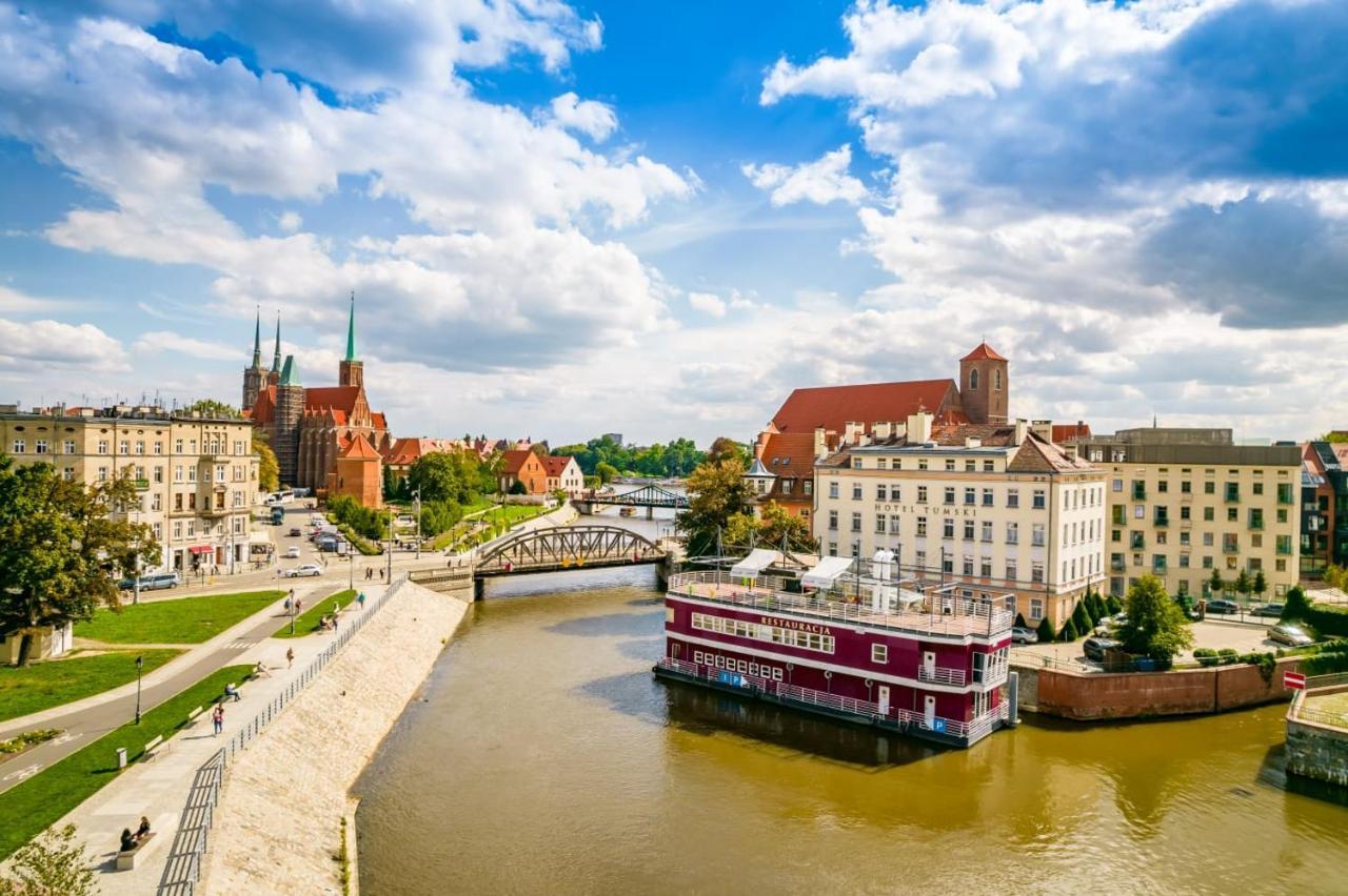 Great Polonia River Boat Apartments วรอตซวาฟ ภายนอก รูปภาพ
