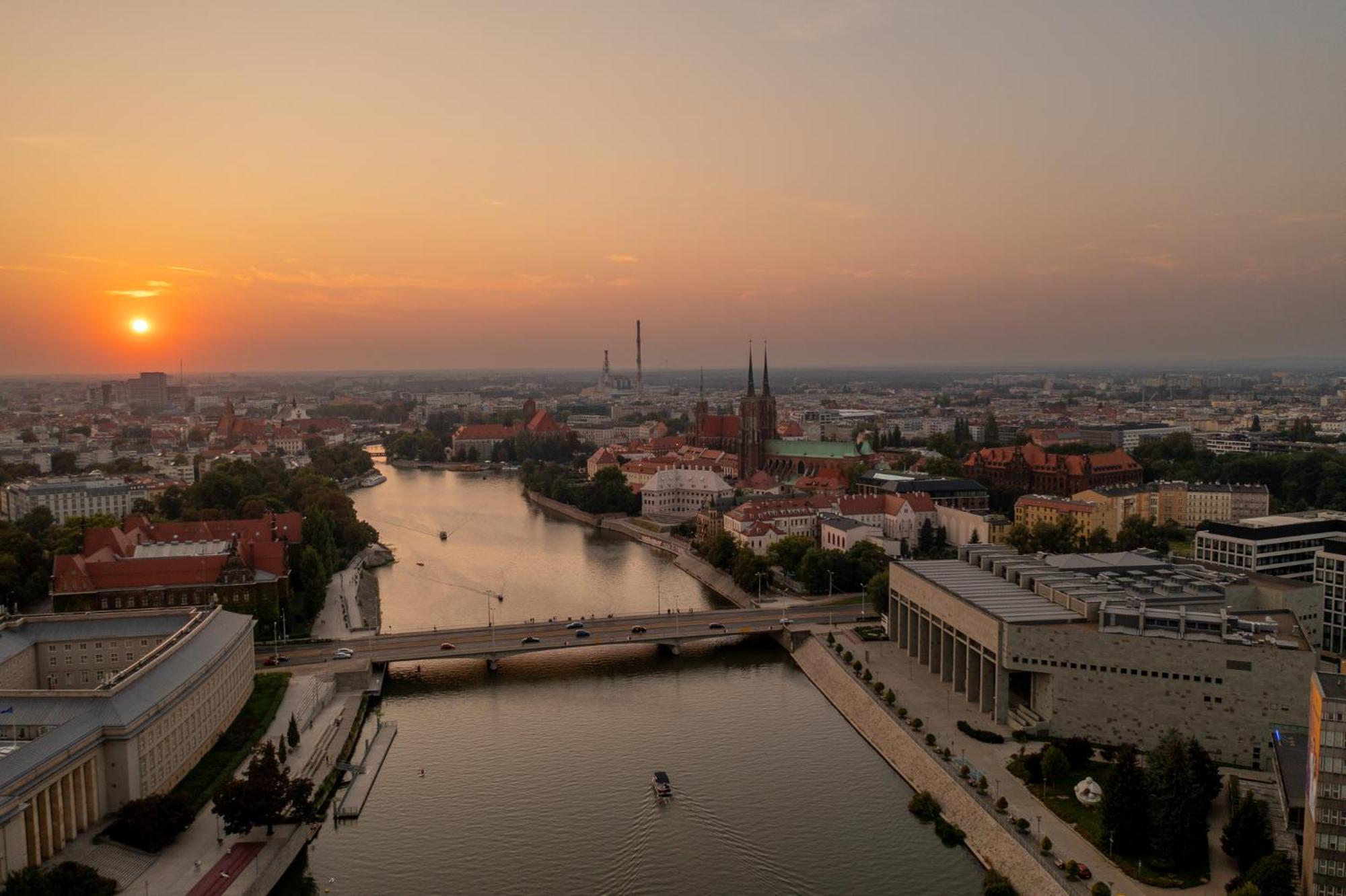 Great Polonia River Boat Apartments วรอตซวาฟ ภายนอก รูปภาพ