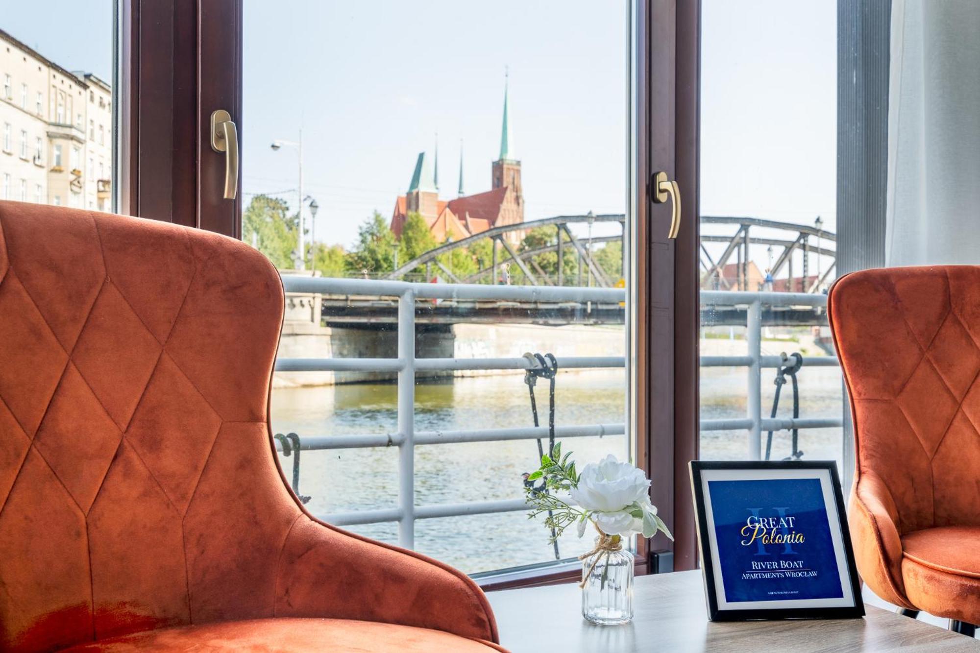 Great Polonia River Boat Apartments วรอตซวาฟ ภายนอก รูปภาพ